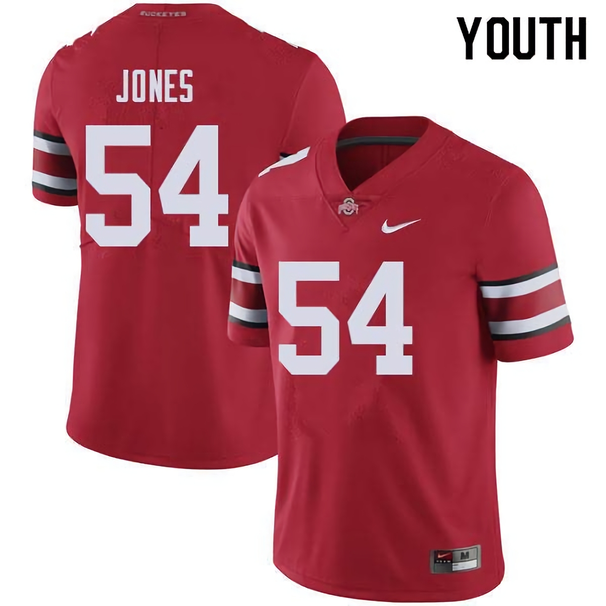 Matthew Jones Ohio State Buckeyes Youth NCAA #54 Nike Red College Stitched Football Jersey KEO3356LW